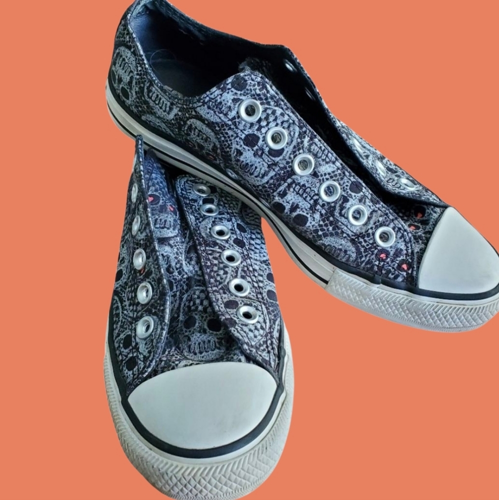 Converse chucks skulls 6